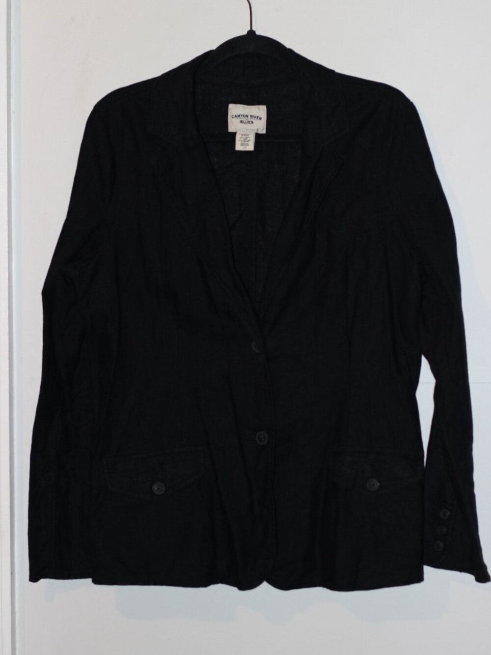 Canyon River Blues linen blend blazer L